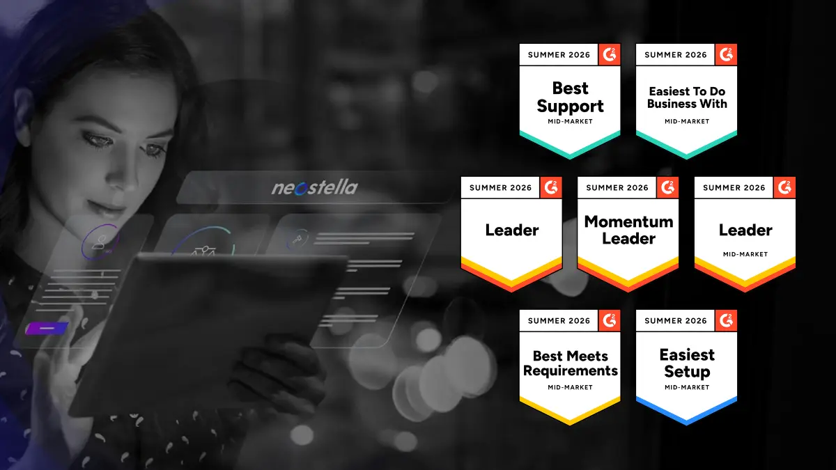 neostella awarded 7 g2 badges for legal case management software in summer 2026.